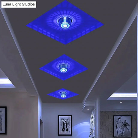 Rebecca - Modern Ceiling Light Colorful Indoor Led Lamp 3W Wall Sconce For Gallery Balcony Lamp