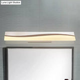 Rectangular Led Vanity Mirror Lamp 16/19.5/23 Wide Water And Fog Resistant In Warm/White