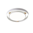 Red Nordic Style Flush Mount Light - Acrylic Metal Ceiling Lamp For Kindergarten White / 16’