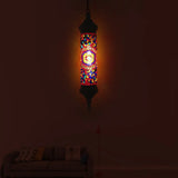 Retro Colorful Glass Bronze Tube Pendant Light - 1/4 Heads Ceiling Fixture For Living Room / D 1