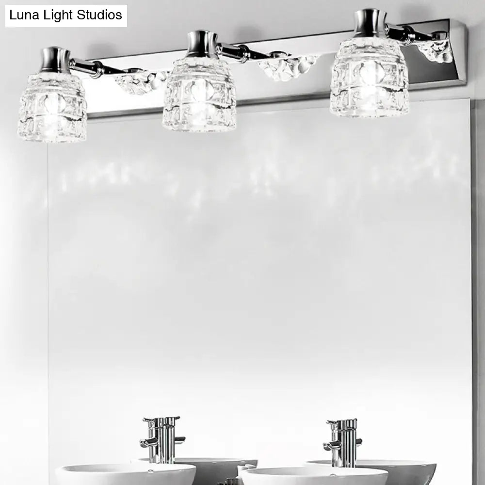Retro Crystal Vanity Lights: Elegant Armed Wall Light Fixtures