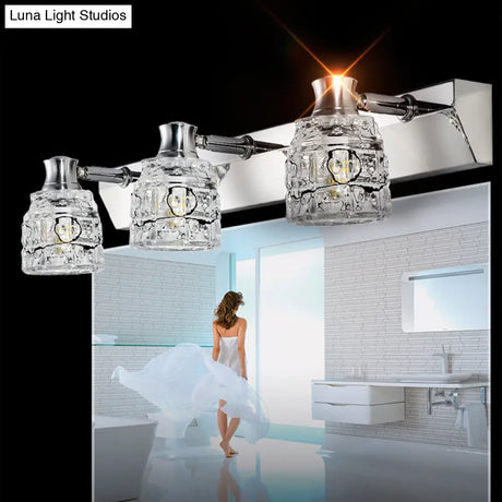 Retro Crystal Vanity Lights: Elegant Armed Wall Light Fixtures
