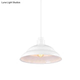 Retro Double Bubble Pendant Lamp: Metallic 1-Light Hanging Ceiling Light In Black/White For Coffee