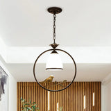 Retro Handblown Glass Ceiling Light With Bird And Branch Decor - Dining Room Hanging Pendant In