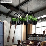 Retro Metal Island Ceiling Light With Black/White 2 Lights - Perfect For Restaurants