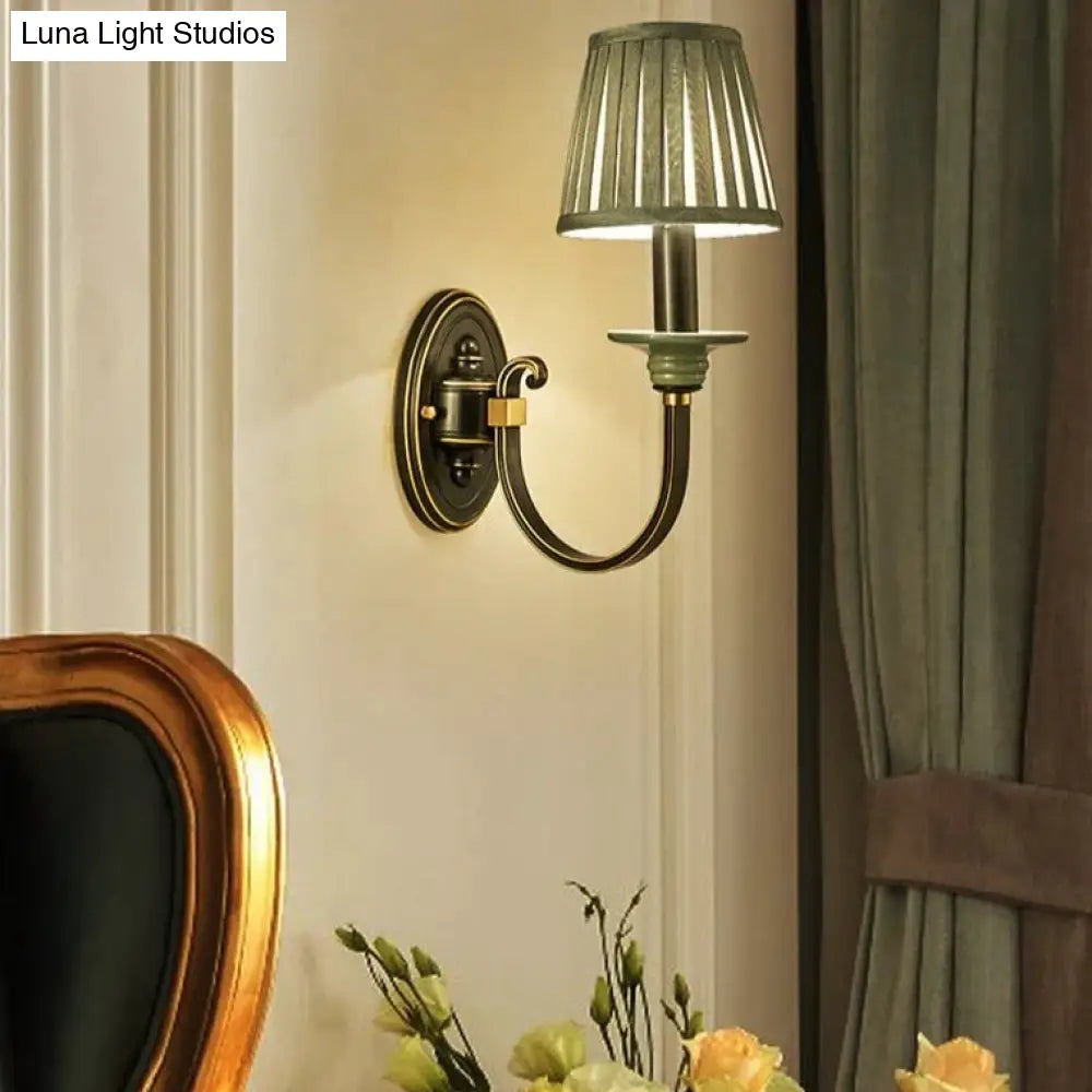 Retro Style Bedroom Bedside Lamp Full Copper Wall Lamp Copper Wall Lamps