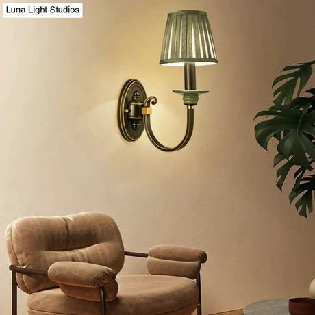 Retro Style Bedroom Bedside Lamp Full Copper Wall Lamp Copper Wall Lamps
