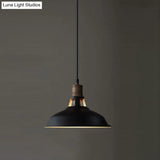 Retro Style Iron Pendant Ceiling Light - 1 Head Suspension Lighting For Bars