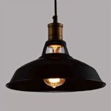 Retro Style Iron Pendant Ceiling Light - 1 Head Suspension Lighting For Bars Black / 10.5’