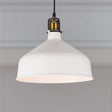 Retro Stylish 1-Bulb Pendant Light: 8’/12’ Width With Barn Shade Metal Ceiling Fixture For