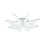 Romantic White Wing Flush Led Ceiling Lamp For Baby Room