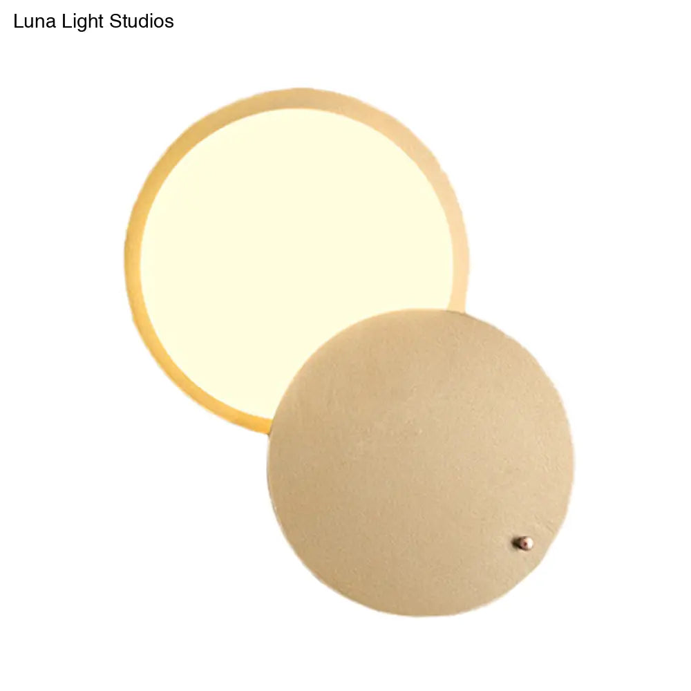 Rotatable Gold Metal Led Wall Sconce - Contemporary Lamp Fixture