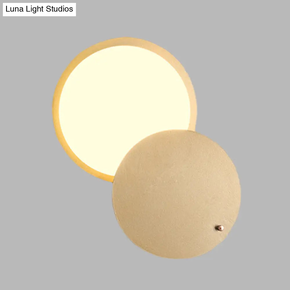 Rotatable Gold Metal Led Wall Sconce - Contemporary Lamp Fixture