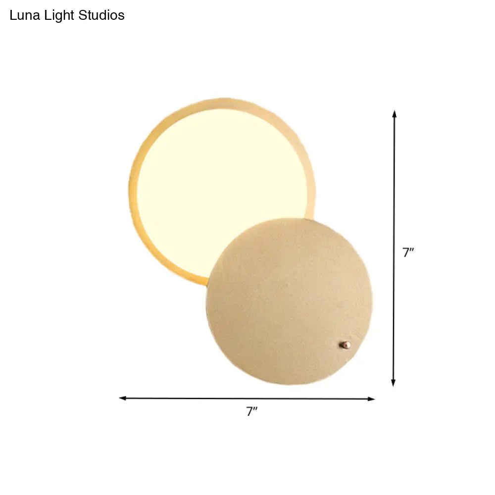 Rotatable Gold Metal Led Wall Sconce - Contemporary Lamp Fixture