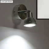 Rotatable Industrial Mini Wall Sconce - Chrome Finish 1-Light Mount
