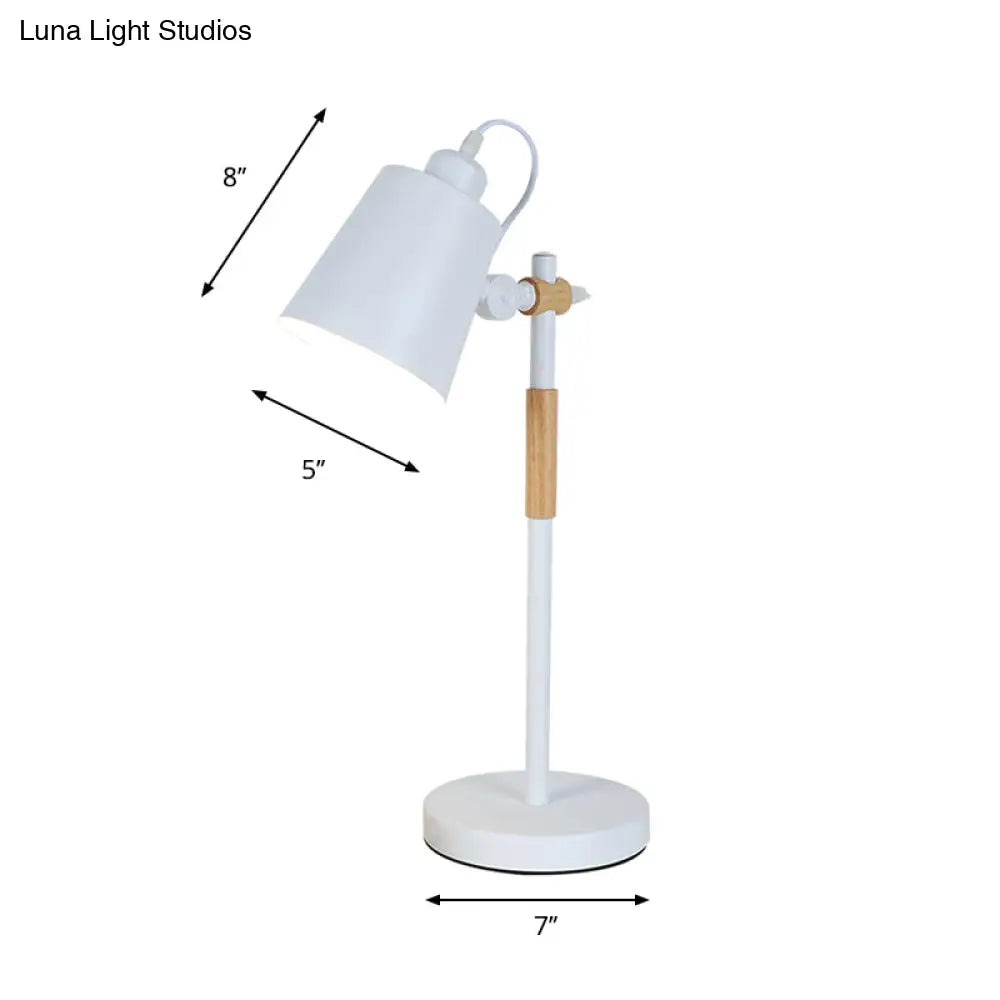 Rotating Metal Bucket Desk Lamp - Study Room Macaron Style Reading Light
Or
Macaron Rotatable Ideal