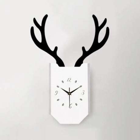 Rustic Wood Antler Animal Led Wall Lamp For Hallway Or Foyer White /