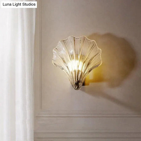 Shell Wall Lamp Postmodern Luxury Bedroom Bedside Living Room Tv Background Simple Creative