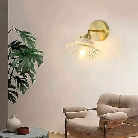 Sherri - Retro Copper Flower | Wall Lamp Wall Lamp