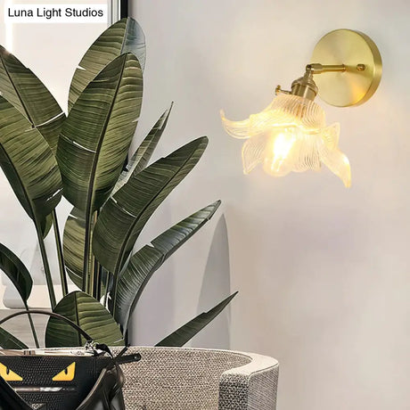 Sherri - Retro Copper Flower | Wall Lamp Wall Lamp