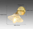 Sherri - Retro Copper Flower | Wall Lamp A 19.5CM Wall Lamp