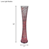 Silver Aluminum Canton Tower Led Floor Reading Lamp - Stylish Bedroom Light Décor