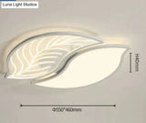 Simple Ceiling Lamp Master Bedroom Room Dining Study Balcony Led Living White / Dia55Cm Light