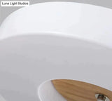Simple Creative Home Round Solid Wood Ceiling Lamp