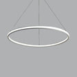 Simple Led Acrylic Ring Chandelier - Warm/White/Natural Light 1/2/3-Light Ceiling Pendant Fixture 1