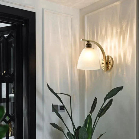 Simple Living Room Lamp Corridor Copper Wall Lamps
