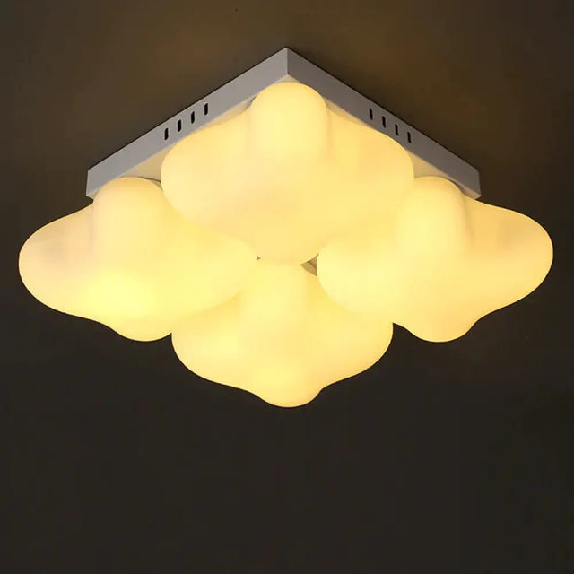 Simple Modern Clover Lamp Nordic Warm Ceiling