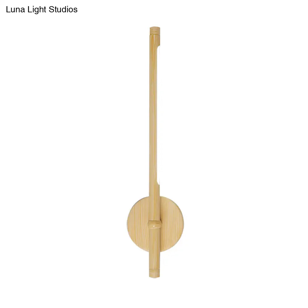 Simple Style Wall Mounted Acrylic Sconce Light In Yellow - Warm/White/Natural