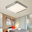 Simplicity Acrylic Led Flush Ceiling Light - Rectangular Design Wide 16.5’/24.5’/25.5’ Ideal