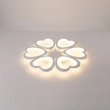 Simplicity Acrylic White Led Ceiling Flush Mount Light For Living Room 6 /