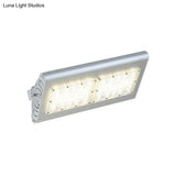 Simplicity Aluminum Led Spotlight Wall Sconce In Silver For Courtyard Lighting
