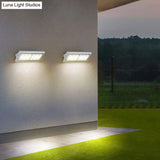 Simplicity Aluminum Led Spotlight Wall Sconce In Silver For Courtyard Lighting