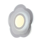 Simplicity Flush Wall Sconce: Bedroom Led Light Kit In Warm/White