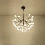 Simplicity Leaf Chandelier Lamp: Acrylic Living Room Pendant With Led Drop And Branch-Like Design