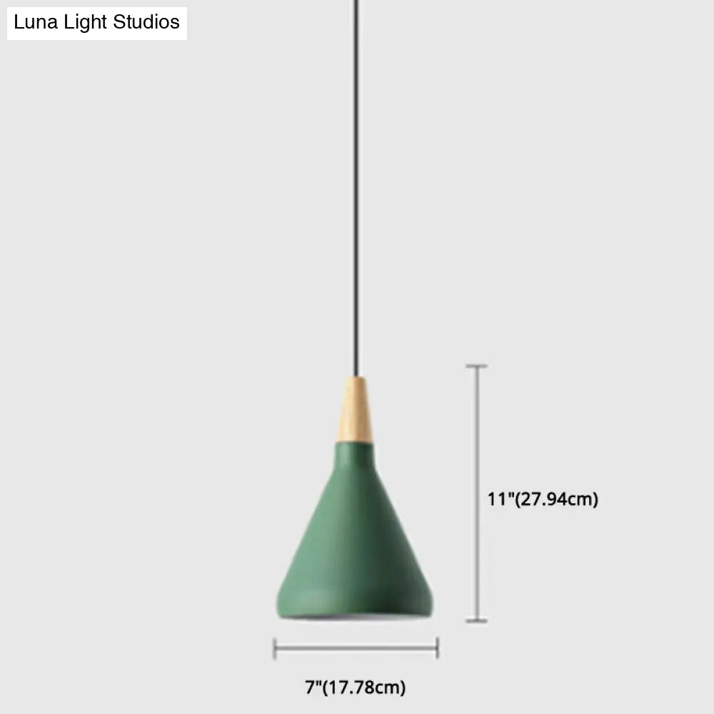 Simplicity Pendant Light With Multi Color Options - Nordic Macaroon Aluminum Lampshade Perfect For