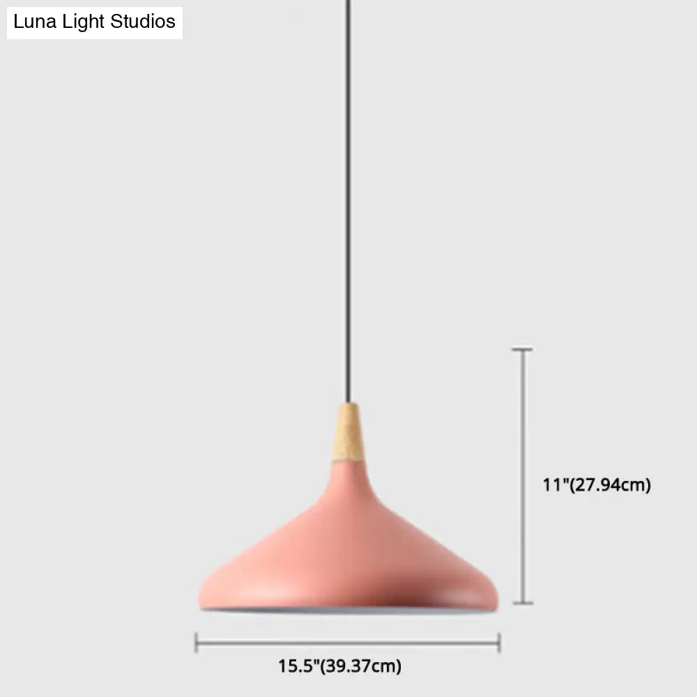 Simplicity Pendant Light With Multi Color Options - Nordic Macaroon Aluminum Lampshade Perfect For