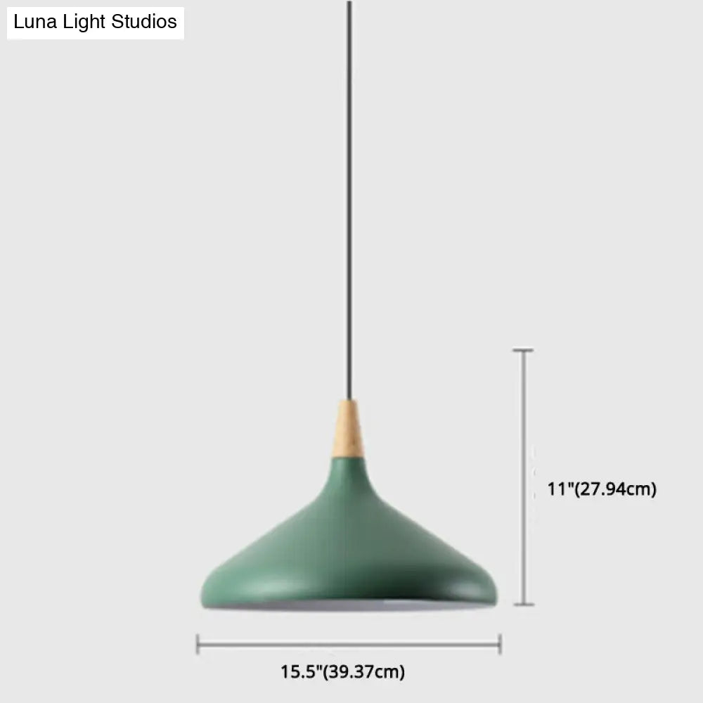 Simplicity Pendant Light With Multi Color Options - Nordic Macaroon Aluminum Lampshade Perfect For
