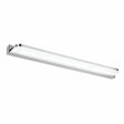 Simplicity Stainless Steel Led Vanity Wall Light With Rounded Corners Chrome / 16.5 White
