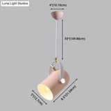 Simplicity Style Metal Pendant Light Kit For Clothes Shop With Handle Hanging Fixture