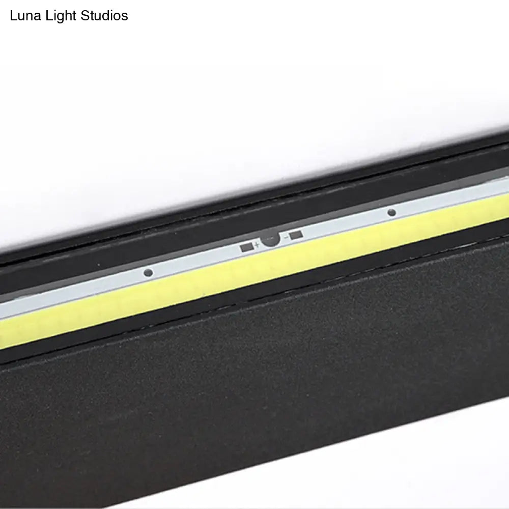 Simplicity Waterproof Sconce Light: Up And Down Lighting Wall Mount Fixture For Living Room