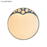 Sky Blue Apple Ceiling Lamp With Led Light In Warm/White/3 Colors