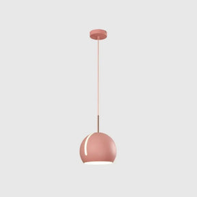 Sleek 1-Head Pendant Light Kit For Dining Room - Minimalist Hanging Lamp With Stylish Metal Shade