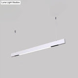 Sleek Acrylic Bar Pendant Light Kit with LED Suspension - Ideal Minimalist Lighting Solution for Offices