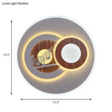 Sleek Acrylic Led Flush Mount Ceiling Light For Corridors Contemporary White Design