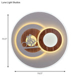 Sleek Acrylic Led Flush Mount Ceiling Light For Corridors Contemporary White Design