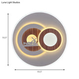 Sleek Acrylic Led Flush Mount Ceiling Light For Corridors Contemporary White Design